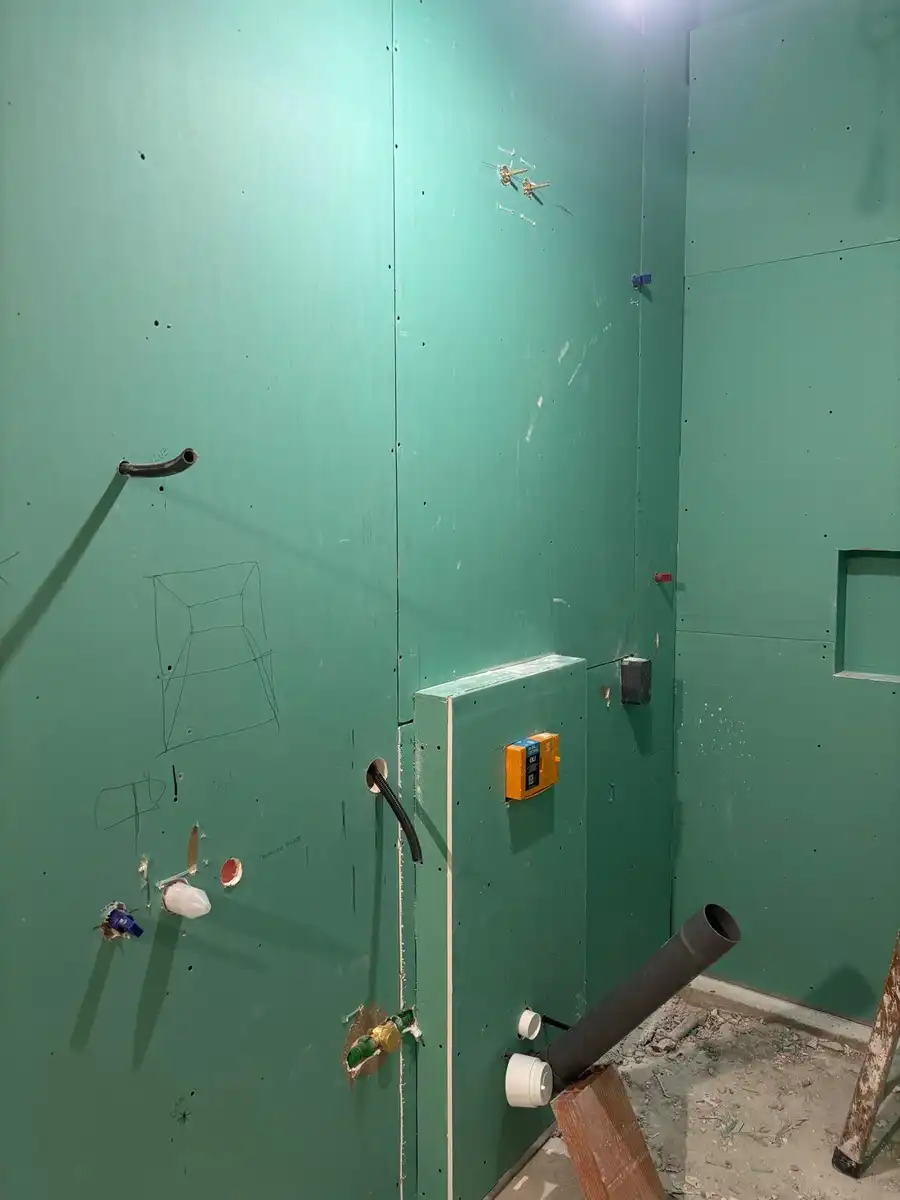 Pared Pladur Instalacion Sanitarios